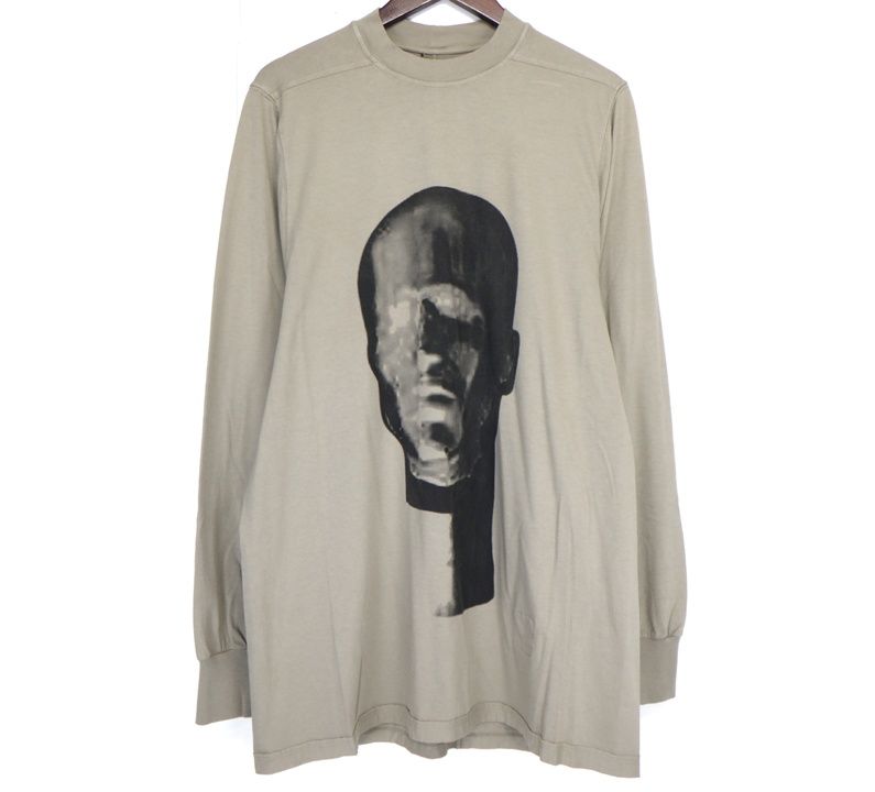 リックオウエンス ダークシャドウRick Owens DRKSHDW 25AW JUMBO LS DU02E7261 RNEP1 フロント プリント ロングスリーブ カットソー 44648