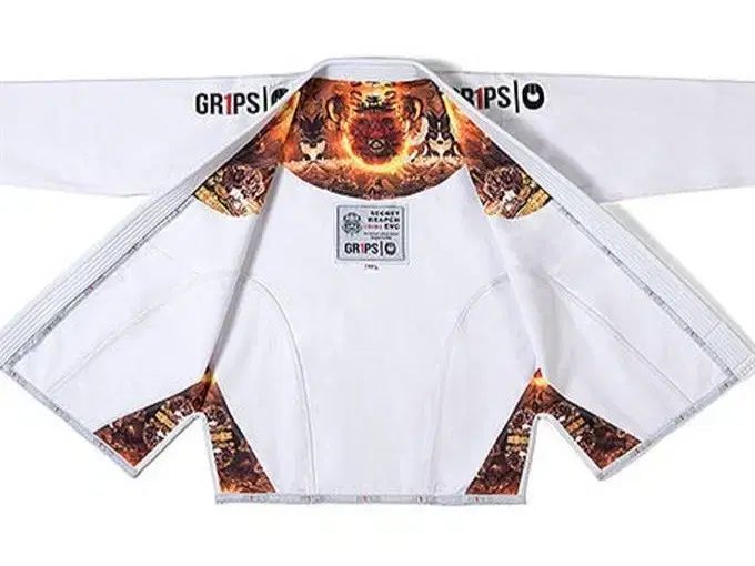 グリップ 秘密兵器 Evo ホワイト 柔術 Jiu-Jitsu 胴着