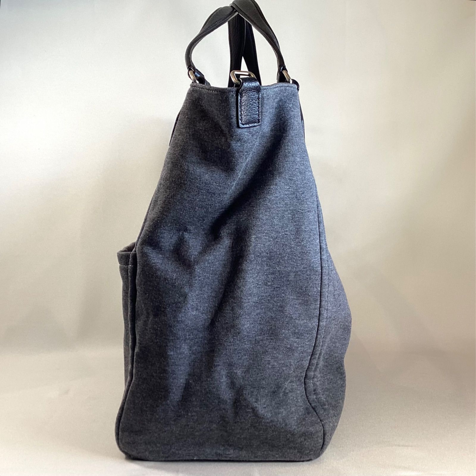 T-mat；Masaki Paris France ティーマット　マサキ　パリ　フランス　トートバッグ　スウェット　レザー　大容量