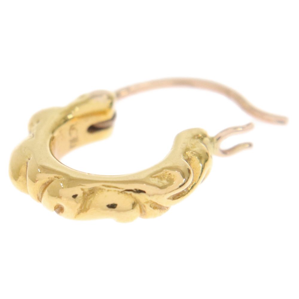 Chrome Hearts クロムハーツゴールドフープピアス　22k 新品 Chrome Hearts クロムハーツ 22K Gold ゴールド フープ ピアス