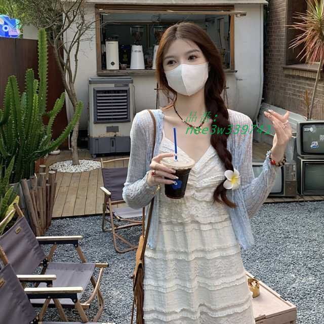 レースワンピース タンクトップワンピース