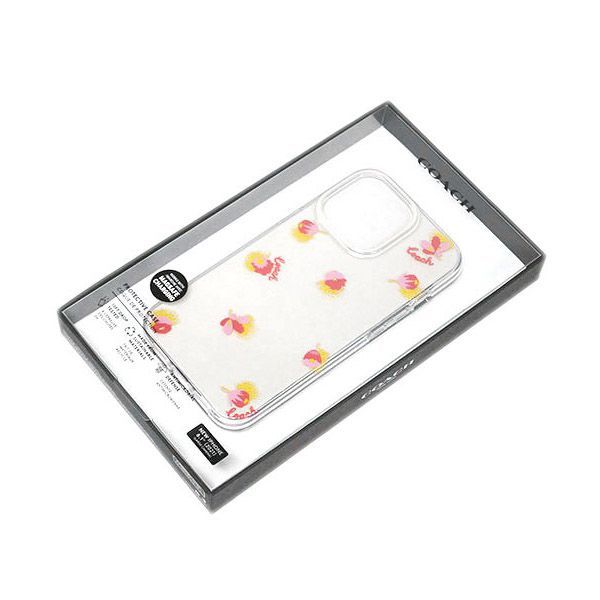コーチ iphoneケース COACH プラスチック 花柄 フラワー プリント ロゴ