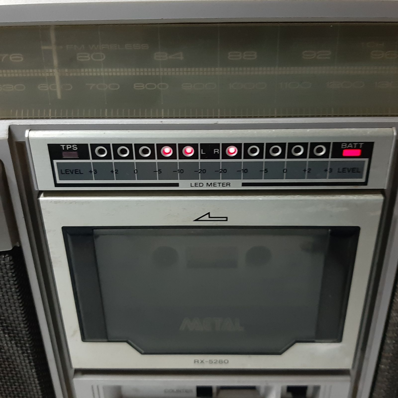 National ナショナル RX-5280 ラジオカセットプレーヤー AM/FM