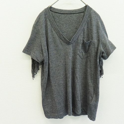 SACAI Tシャツカットソー　定番バックフレア　リネン混 SACAI Tシャツカットソー バックフレアリネン混 - メルカリ