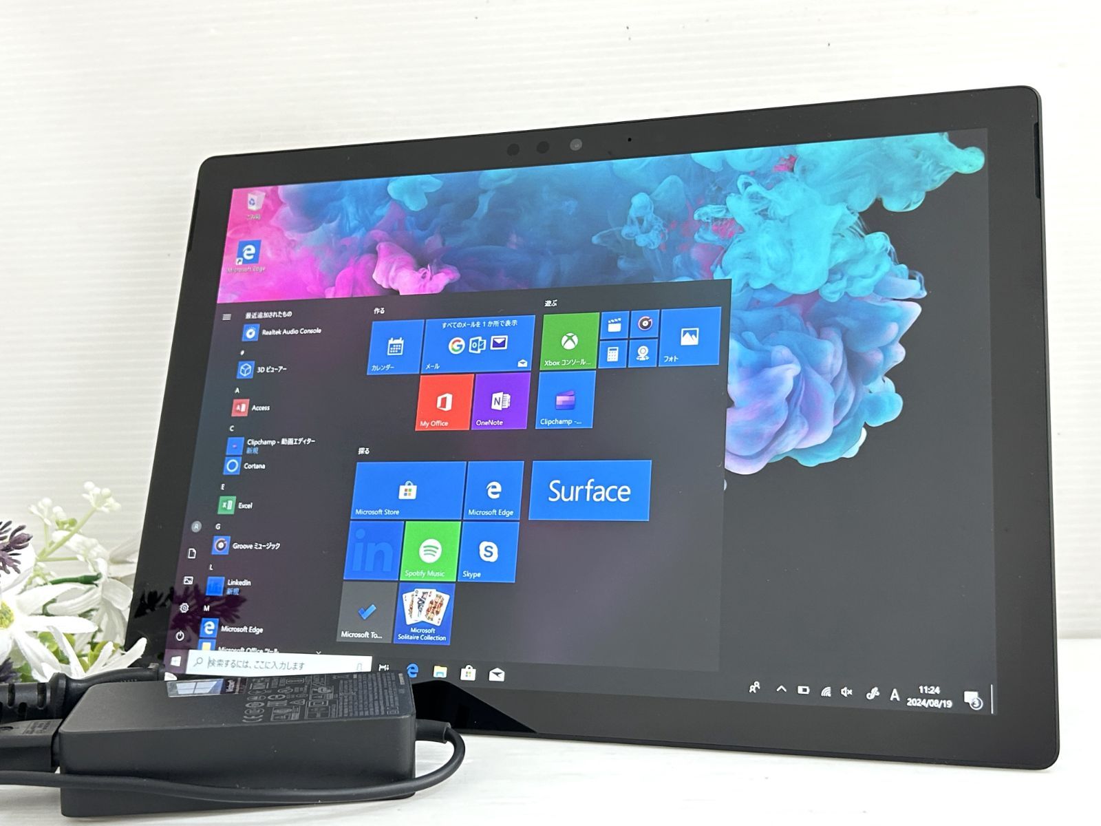 良品 Core i7】Microsoft Surface Pro 6 model:1796『Core i7(8650U)  1.9Ghz/RAM:8GB/SSD:256GB』ブラック 13.3-inch Wi-Fi Win10 動作品 - メルカリ