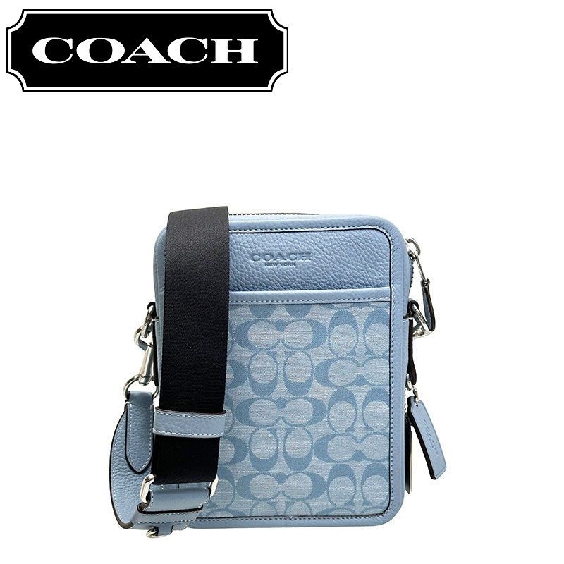 コーチアウトレット】COACHバッグ CG996 デニム ライトブルー 