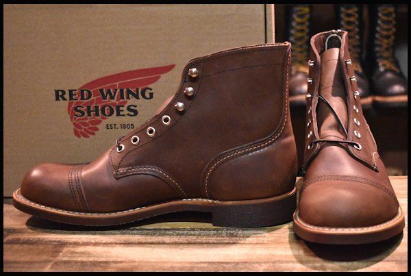 8.5D 箱付 未使用 21年】レッドウィング 8111 アイアンレンジャー 茶 アンバーハーネス キャップトゥ ブラウン ブーツ redwing  HOPESMORE【DP749】 - メルカリ