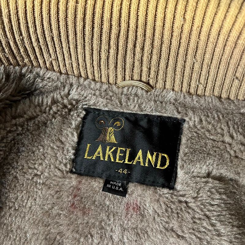 70s USA製 LAKELAND ボア ライナー ファラオ ジャケット 44 / 70