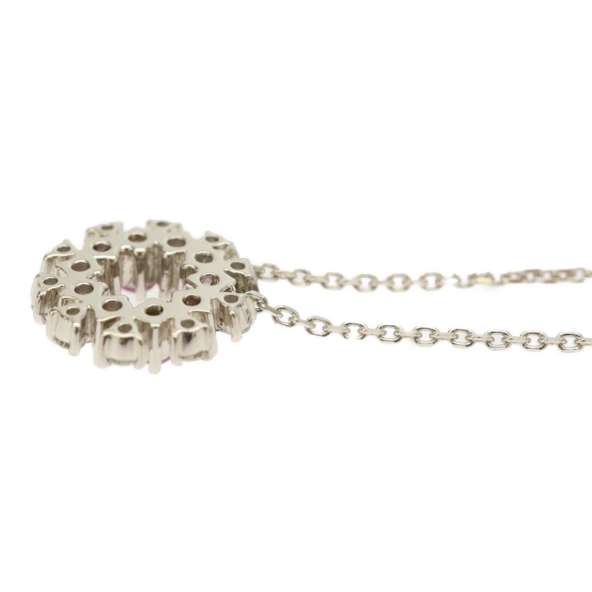 スタージュエリー Pt950 ダイヤモンド ペンダントネックレス 0.10ct 