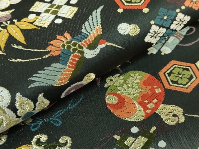 平和屋本店□極上 西陣の老舗 1782年創業 山下織物 内山晴祥 手描き 全