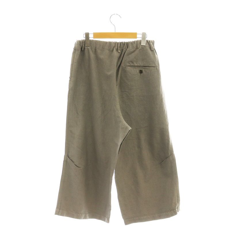 プランテーション　ワイドパンツ プランテーション plantation コットンリネン ワイドパンツ 2