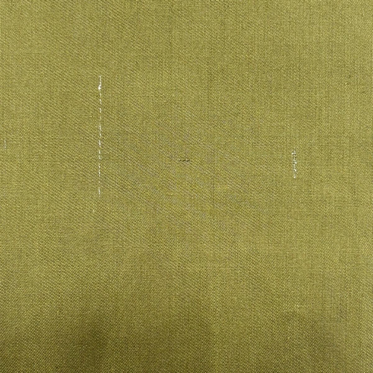 袋帯 美品 名品 証紙 華文 入子菱 金糸 箔 鶯色 六通 正絹