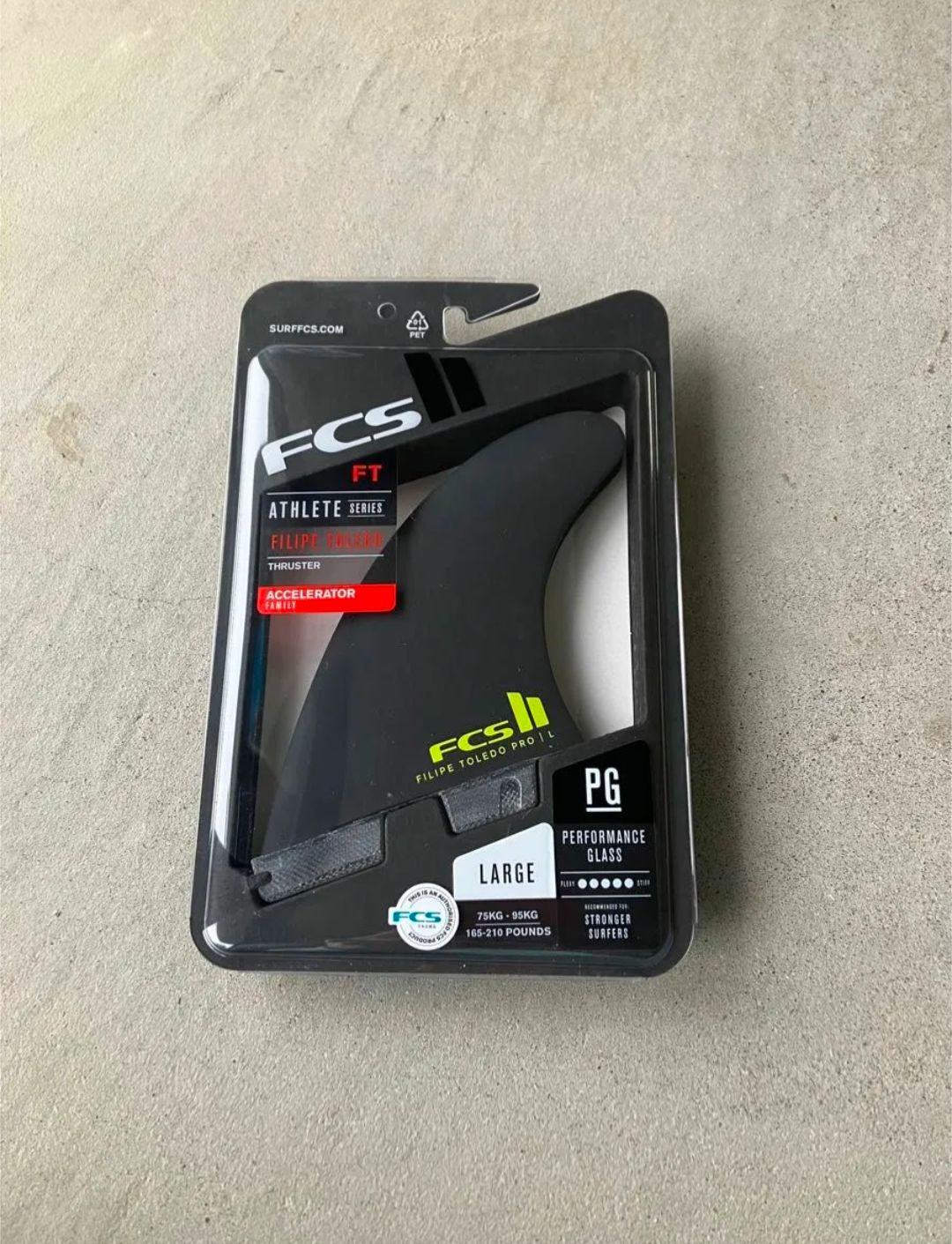 FCS FT ATHLETE SERIES フィン Lサイズ FCS2トライフィンの説明&商品