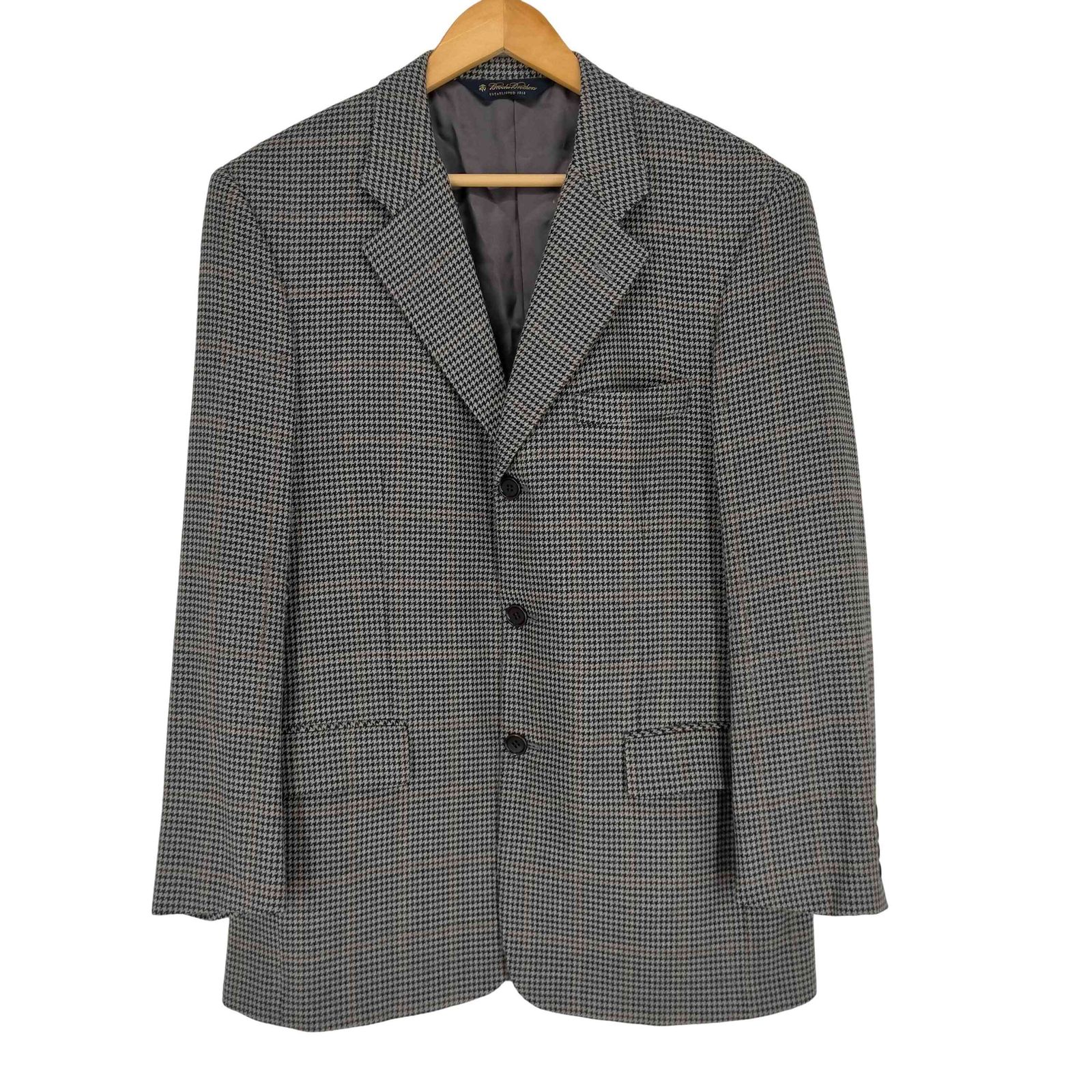 ブルックスブラザーズ BROOKS BROTHERS 千鳥格子 ウール2Bテーラードジャケット メンズ  38REG
