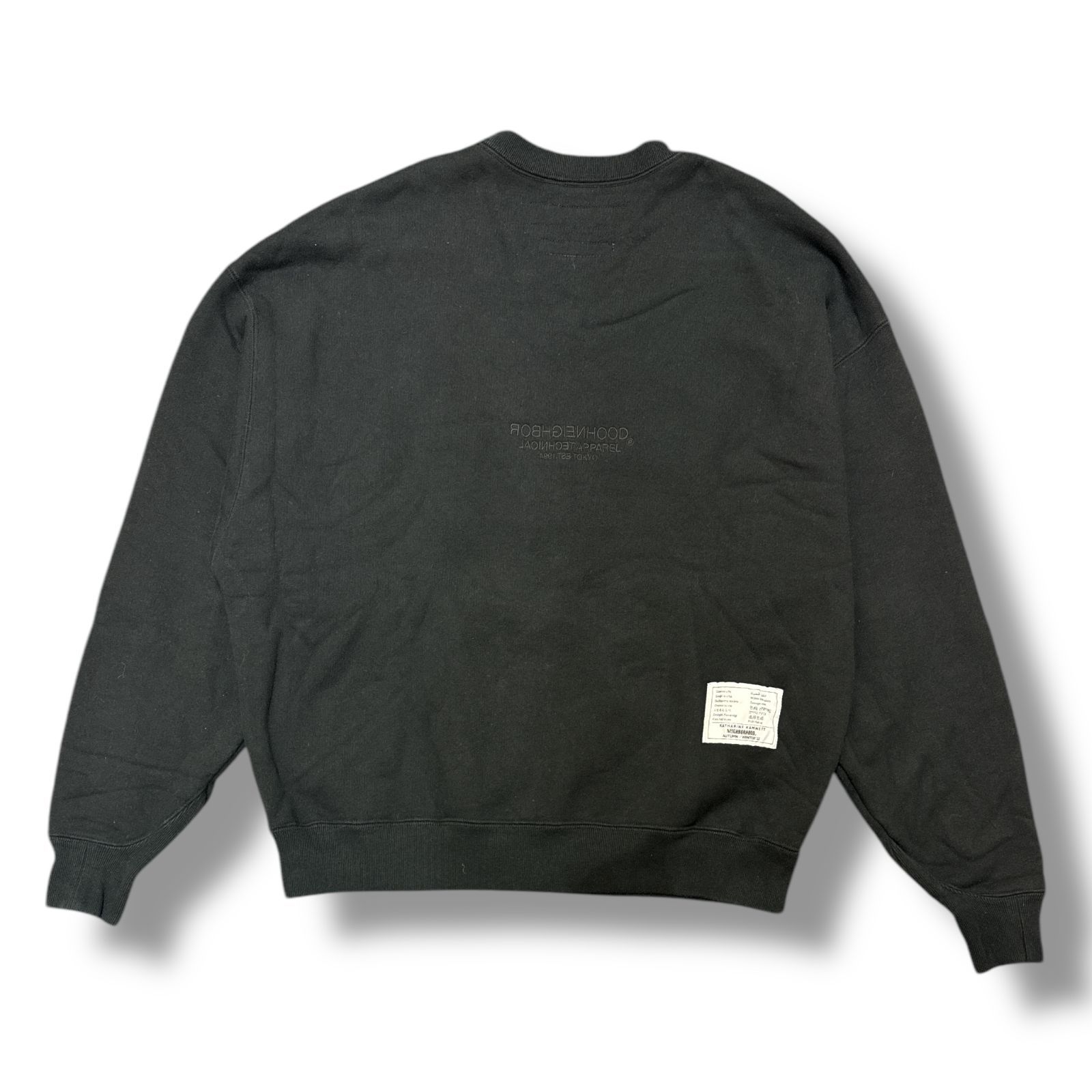 NEIGHBORHOOD Katherine Hamnett Logo Crew Sweat コラボ キャサリン 
