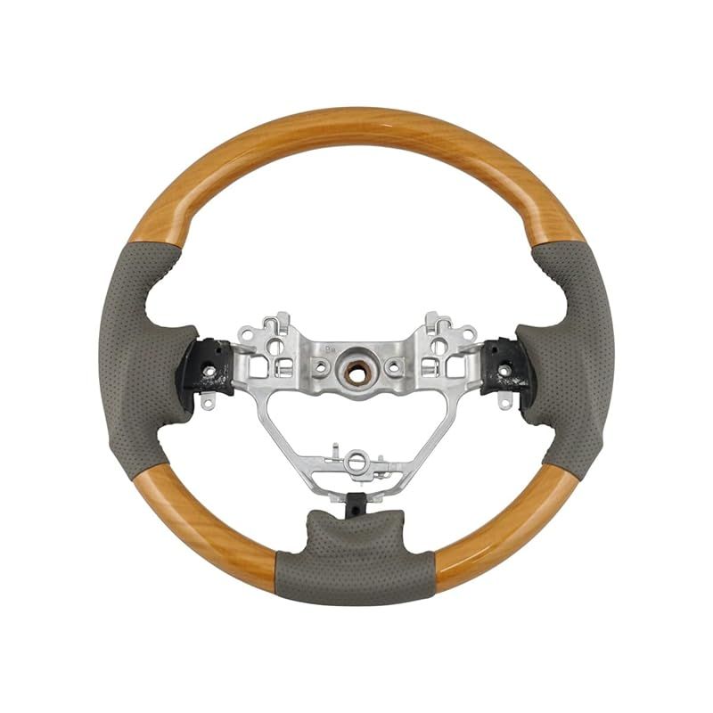 在庫 TRISTAR S エブリィワゴン DA17W ガングリップ ステアリング ハンドル ユーカリ茶木目調 0