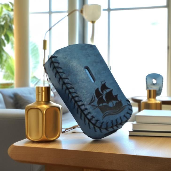 プルームキューブケース　イタリア産マヤ　焼き印海賊 プルームキューブケース イタリア産マヤ 焼き印海賊 本革 - メルカリ