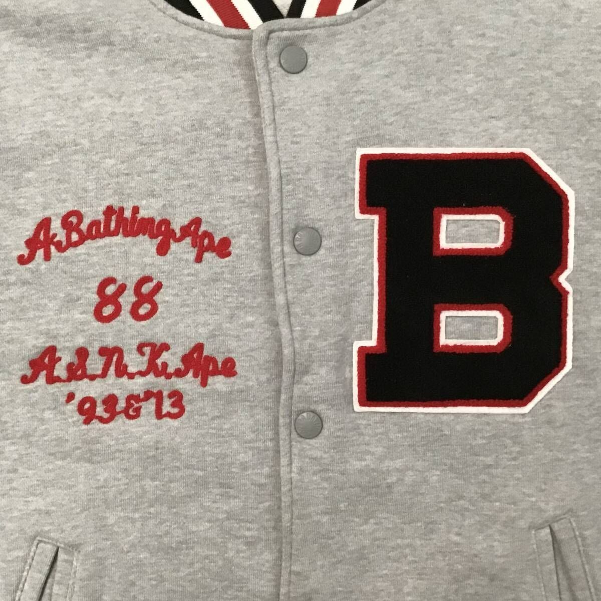 【新品・未使用】A BATHING APE スウェットスタジャン　110cm 2025年最新】A BATHING APE メンズ スタジャンの人気アイテム