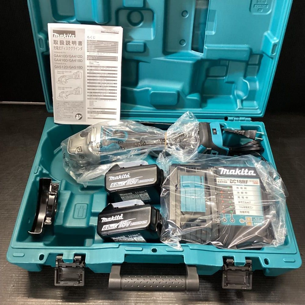 makita|マキタ GA412DRGX 充電式ディスクグラインダ サイドハンドル無 203