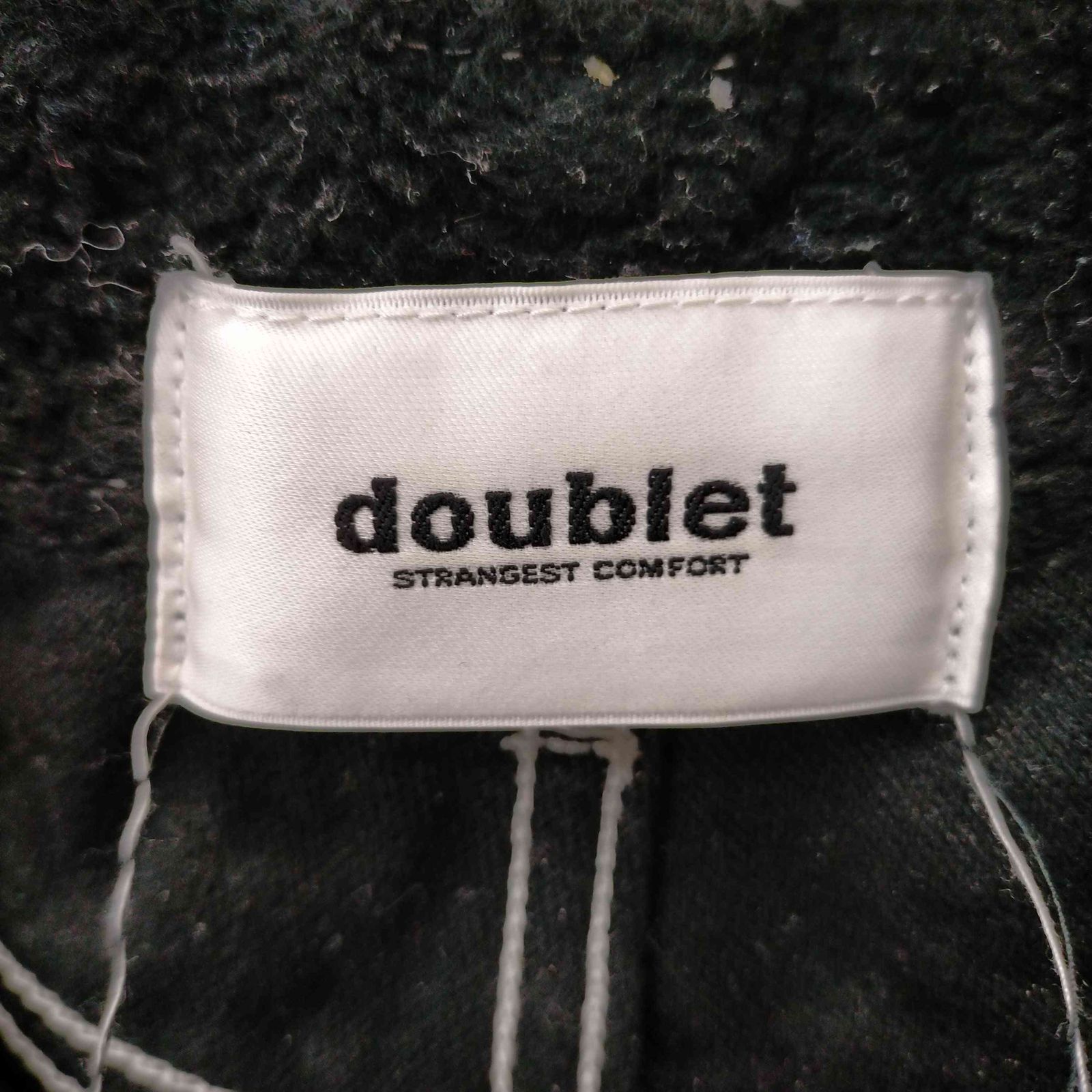 ダブレット doublet 22AW FUZZY LOW-RISE BUGGY PANTS メンズ JPN：S