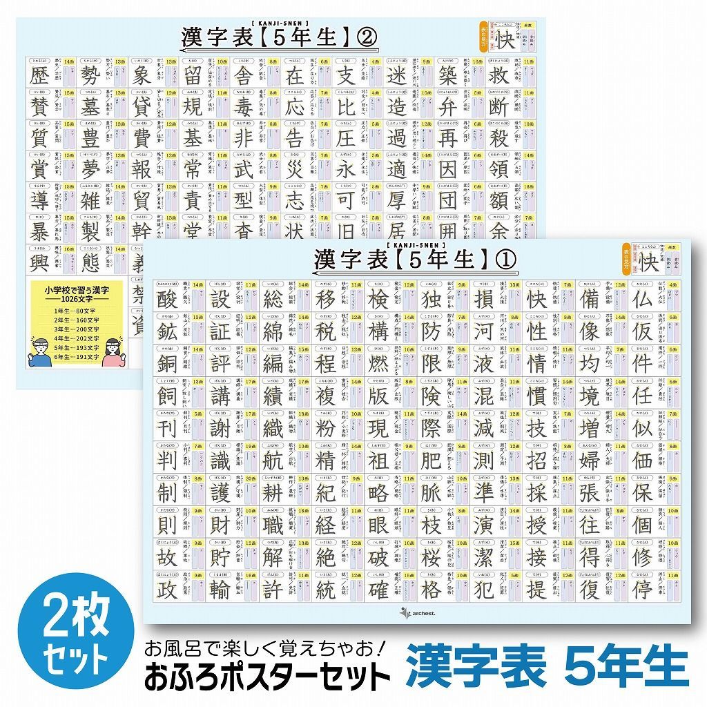 教養のための基本漢字表 漢字表・ポスター｜小学生 | 無料プリント教材｜おうち学習キッズ