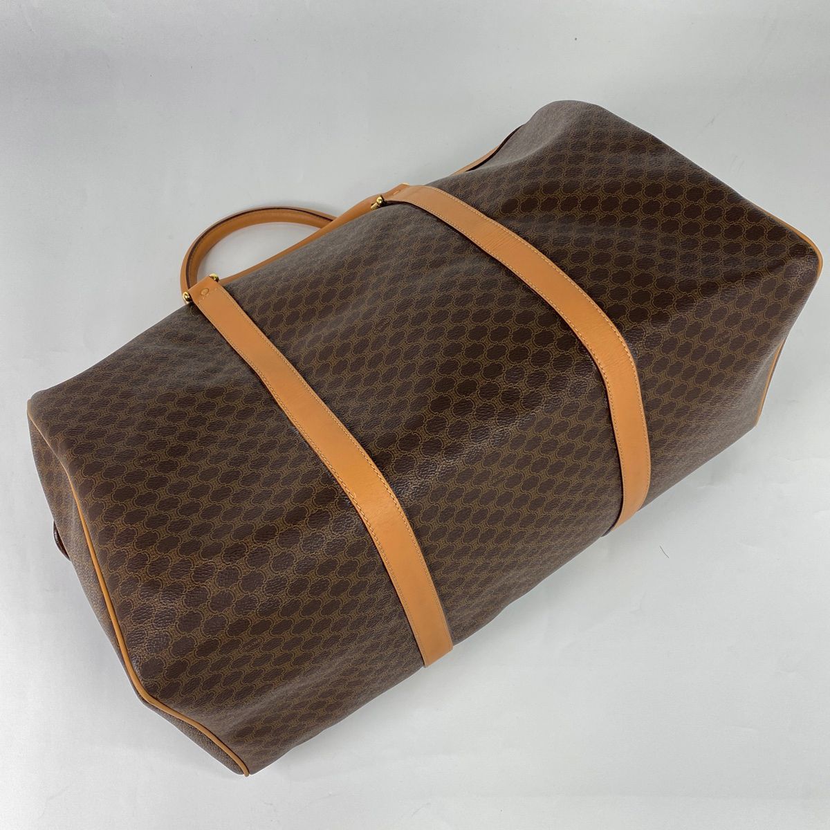 セリーヌ CELINE マカダム柄 ボストンバッグ 旅行 ハンドバッグ