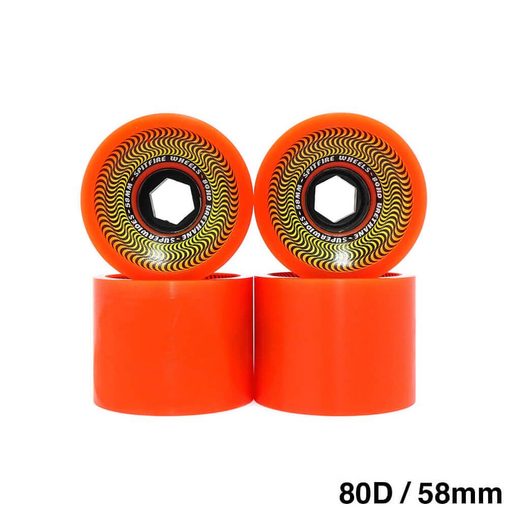 スピットファイヤー　スケートウィール  80HD 56ミリ SPITFIRE WHEEL スピットファイヤー ソフトウィール（クルーザー
