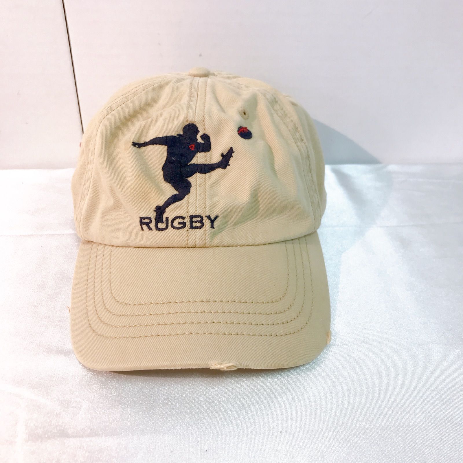 POLO RUGBY - RUGBY RALPH LAUREN ボア付きキャップ S/Mサイズ 美品 の