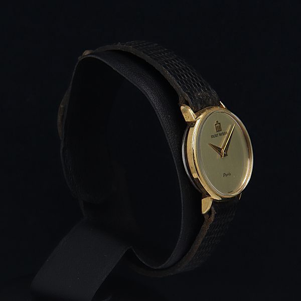 michel herbelin paris 手巻時計 稼動 良品 ミッシェル