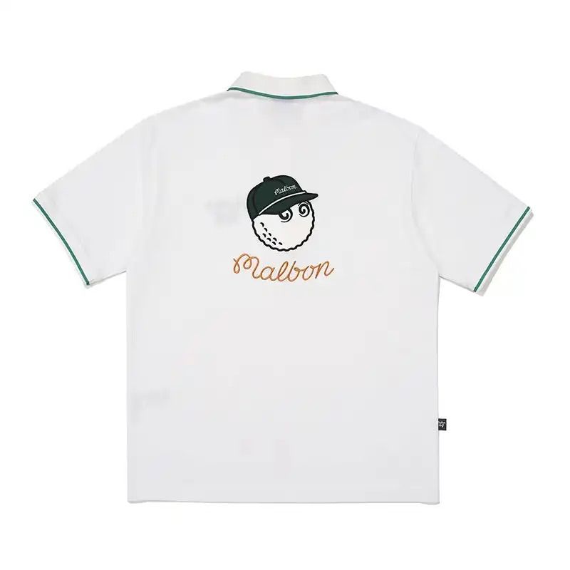 新品】Malbon Golf マルボン ゴルフ 半袖 ポロシャツ Tシャツ