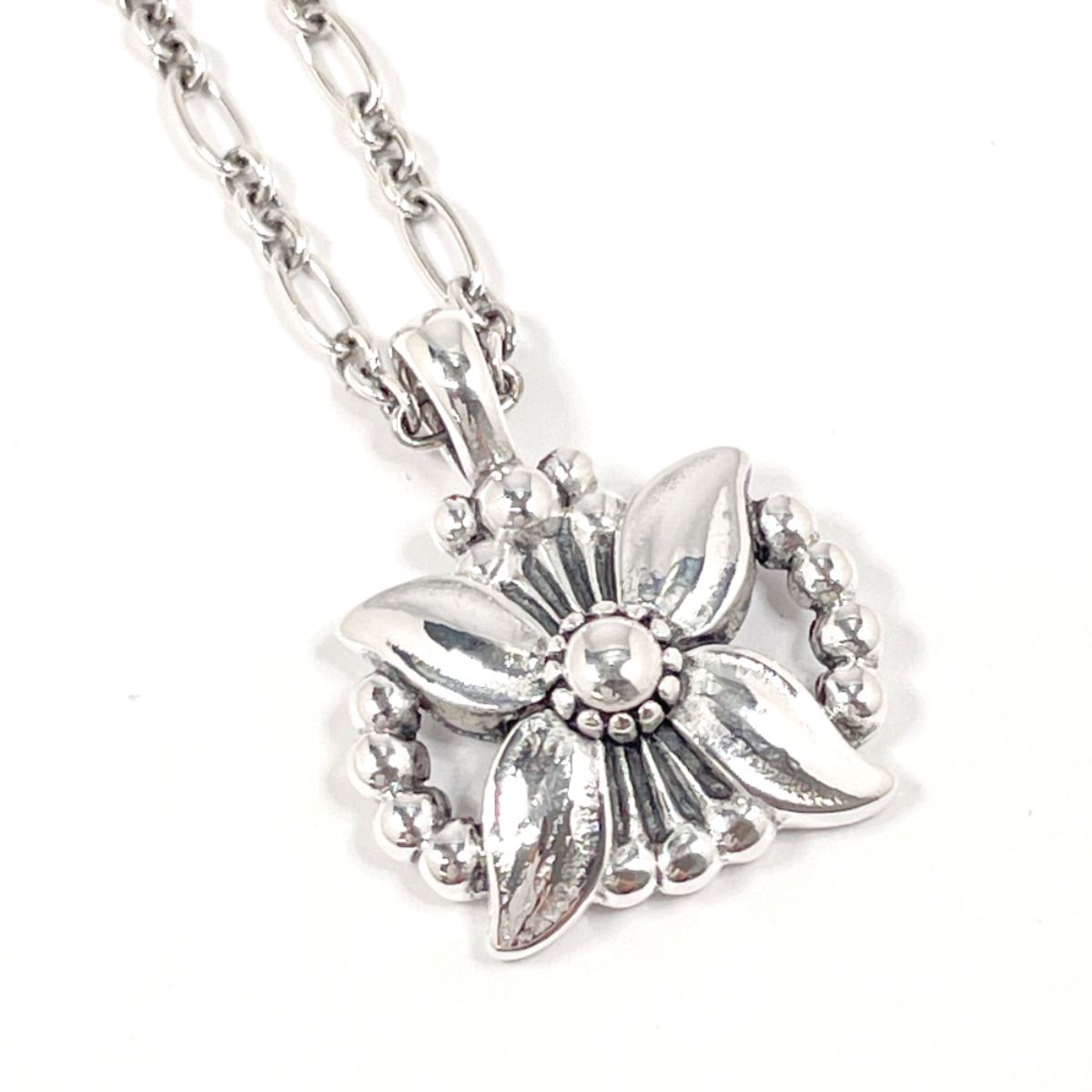  　1998　イヤーペンダント　ネックレス　シルバー ジョージジェンセン ネックレス イヤーペンダント 1998 ヘリテージ