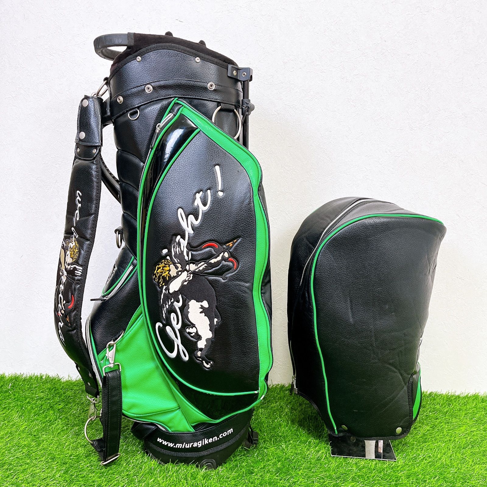 希少】三浦技研 40周年記念限定モデル スタンドキャディバッグ 3点式