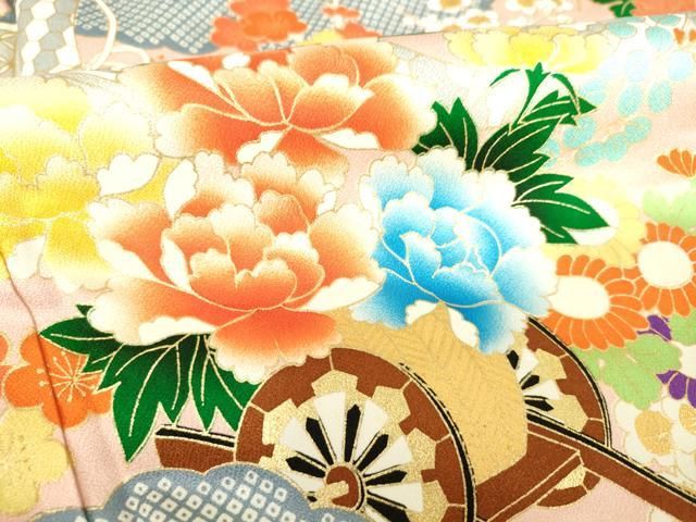 平和屋着物□豪華振袖 花車文 金彩 正絹 逸品 DAAI8594az - メルカリ