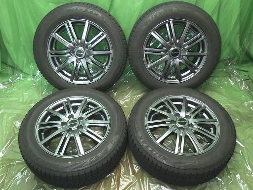 BRIDGESTONE スタッドレス 21年製 BALMINUM 15インチ ブリヂストン ブリザックVRX2