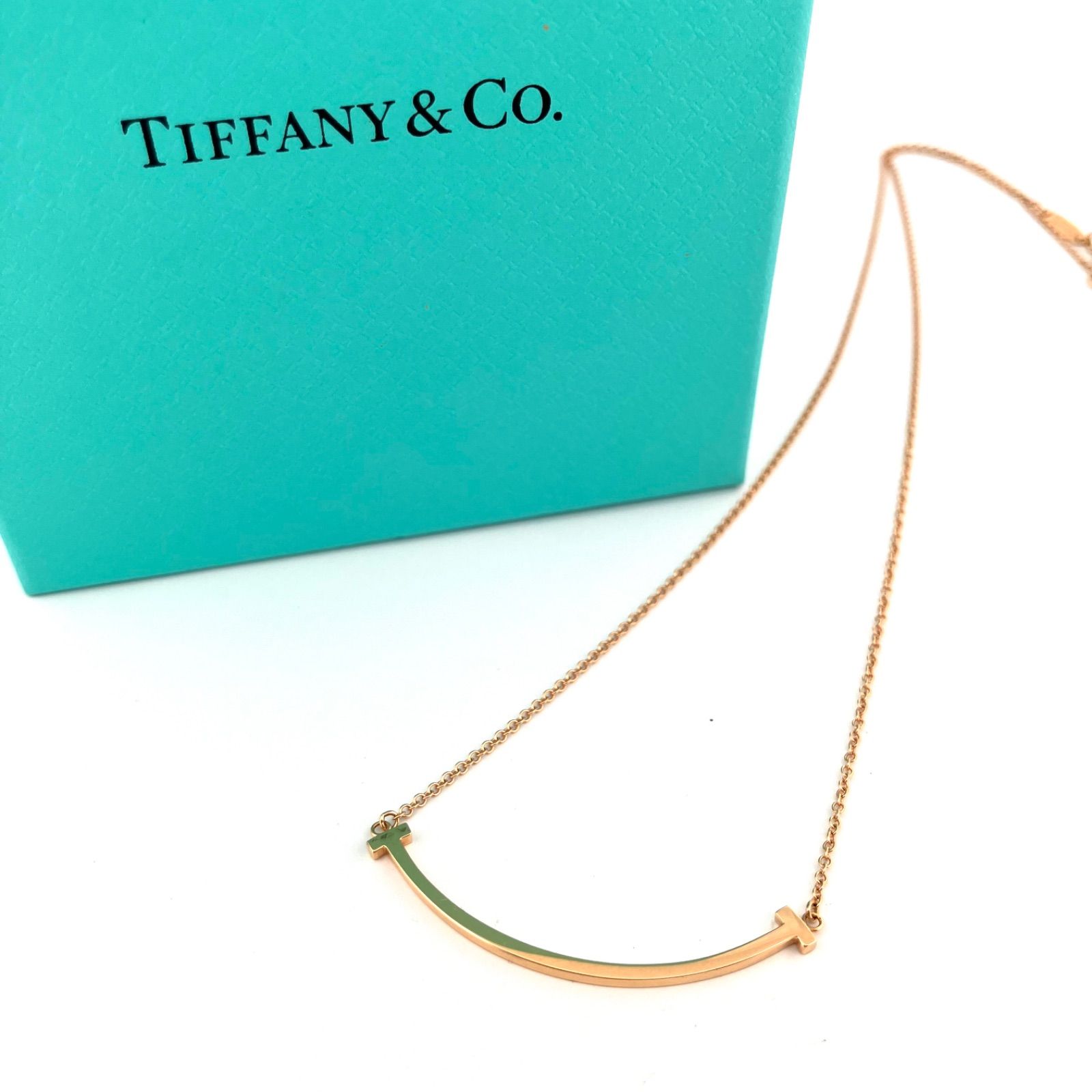 鑑定済み】正規品 TIFFANY＆CO ティファニー Tスマイル スモール