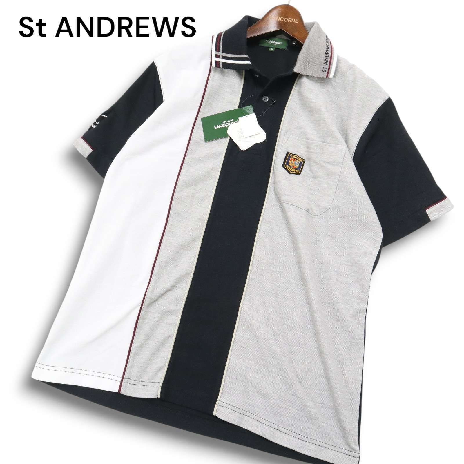 お歳暮 人気 新品 未使用】 春夏 ゴルフ セントアンドリュース St.Andrews メンズウェア