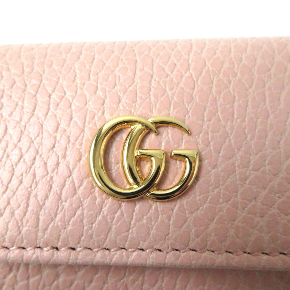 未使用品☆定価38500円 GUCCI グッチ 456118 GGマーモント ロゴ金具