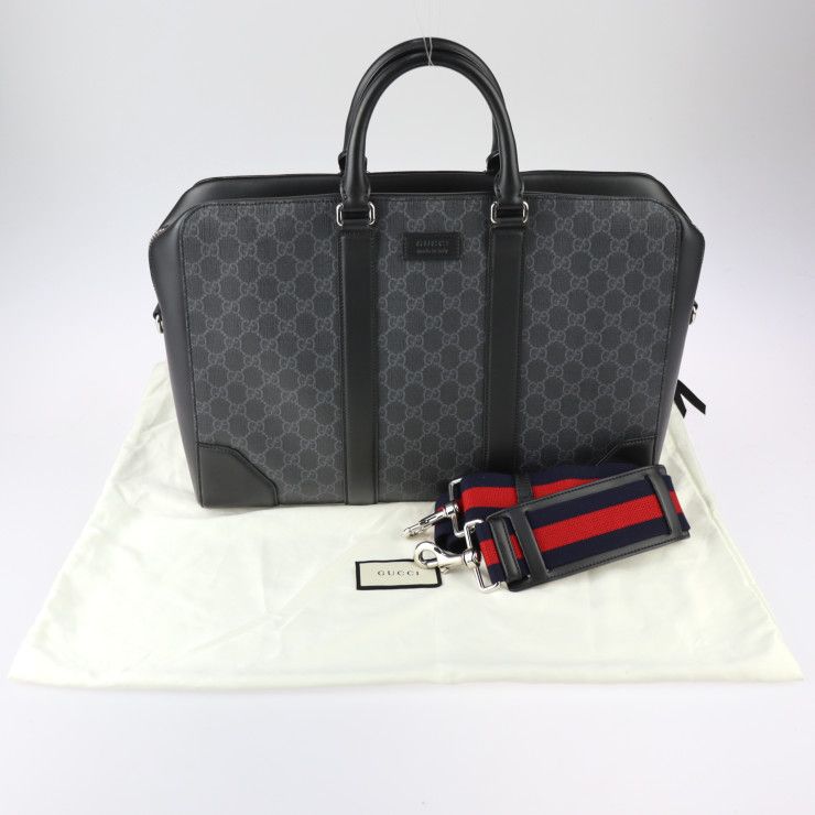 GUCCI グッチ ビジネスバッグ 474134 GGスプリームキャンバス レザー