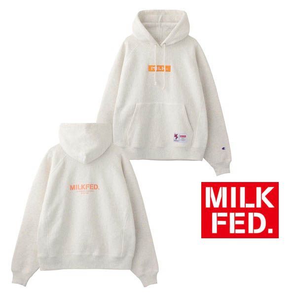 チャンピオン スウェット パーカー ミルクフェド MILKFED x CHAMPION 