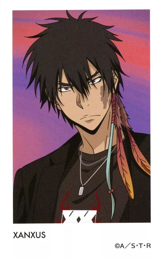 中古】キャラカード XANXUS(10年後)/枠ホワイト 「家庭教師
