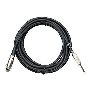 TECH マイクケーブル XLR メス | フォン オス 5m TMC-5 ブラック wgteh8f