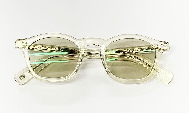 美品 EYEVAN Sadler 47 ECR サングラス アイヴァン サドラー アイヴァン EYEVAN Sadler 47 ECR サドラー 度入り メガネ サングラス