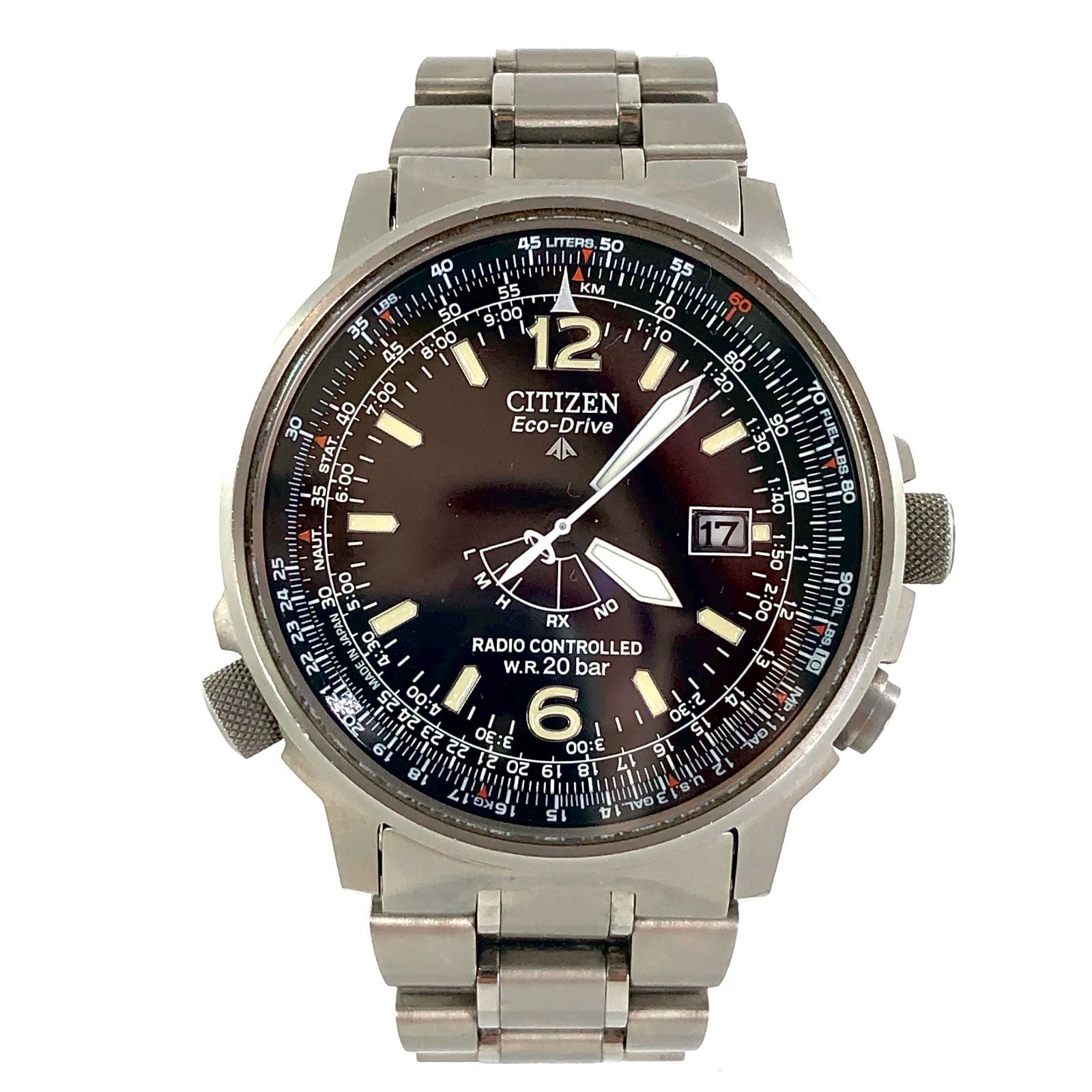 稼働】シチズン プロマスター ワールドタイム エコドライブ 腕時計