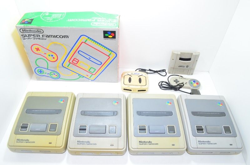 送料無料 ニンテンドー Nintendo スーパーファミコン SFC 本体 まとめ売り き 周辺機器 コントローラー スーパーゲームボーイ ボンバーマンマルチタップ 現状品