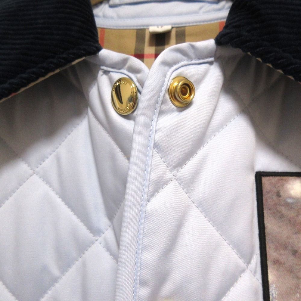 美品 BURBERRY バーバリー 裏地ノバチェック モンタージュプリント 金
