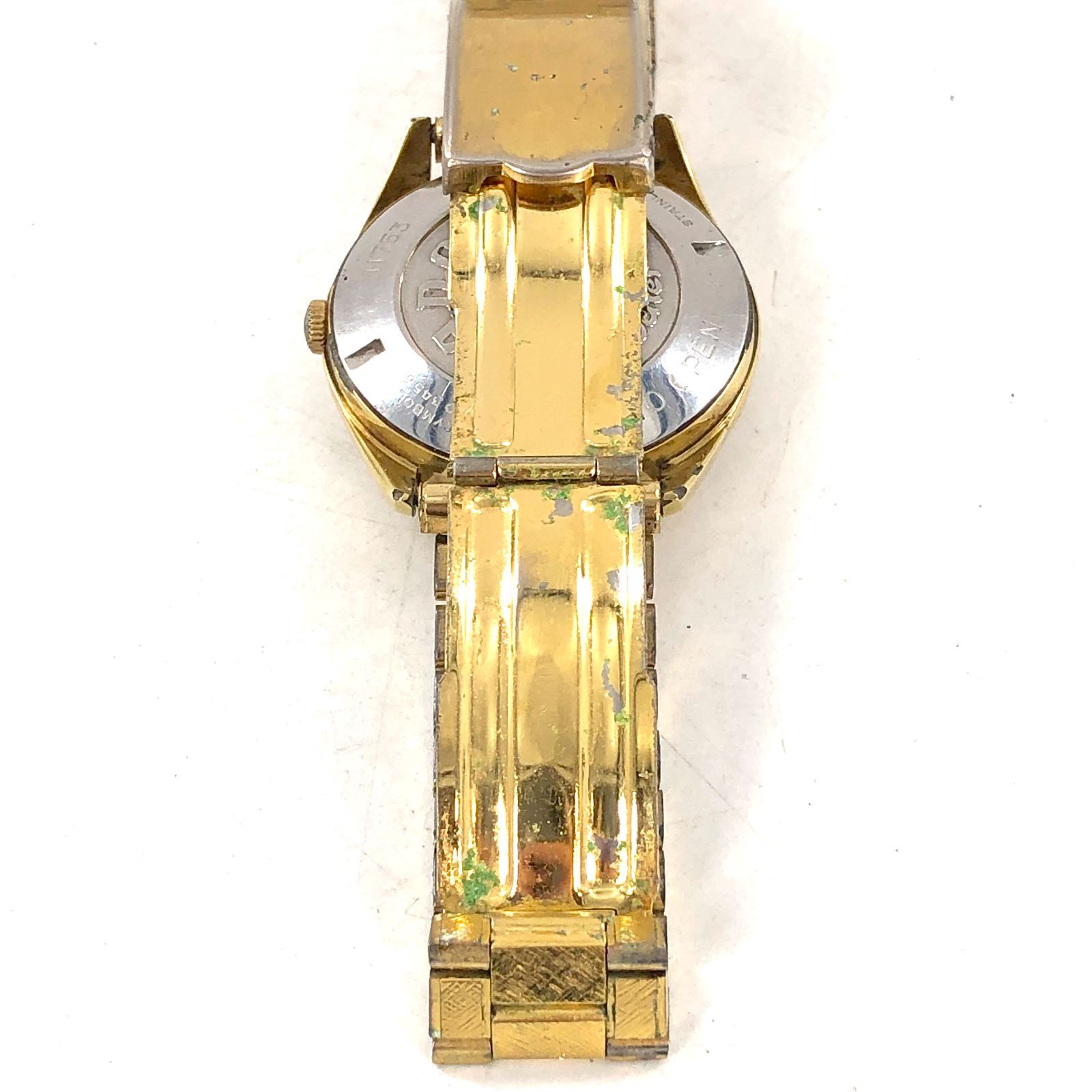 ヴァルカン ゴールデンヴォイス キャレ アナログ 手巻き時計