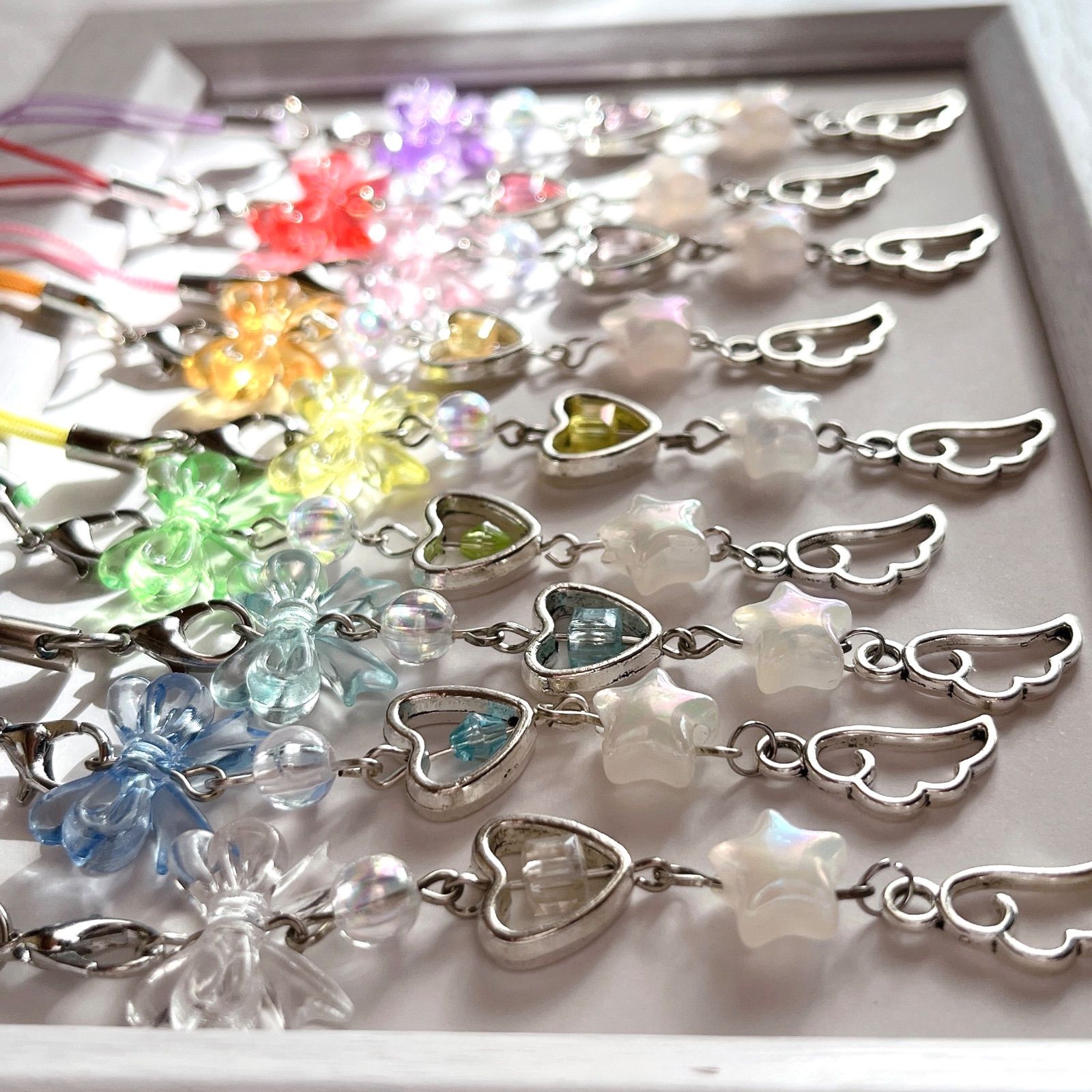 カラフルビーズのキーホルダー キーホルダー カラフルビーズキーホルダー : ZOZOTOWN Yahoo!店