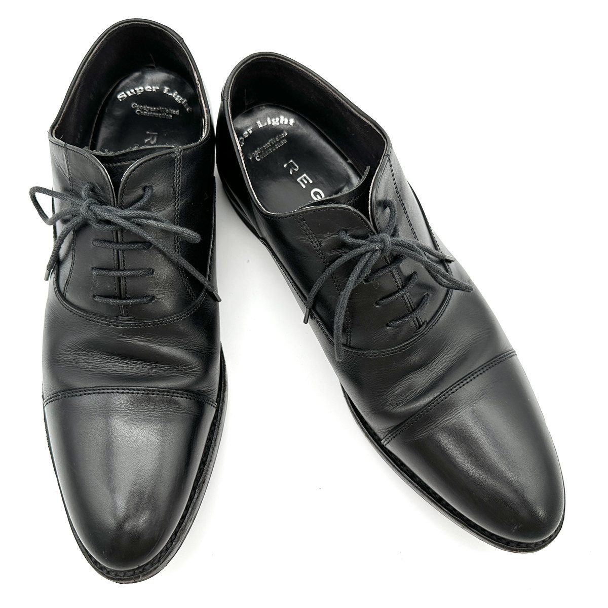 REGAL ドレスシューズ 本革 SUPER LIGHT ストレートチップ ブラック 1960T