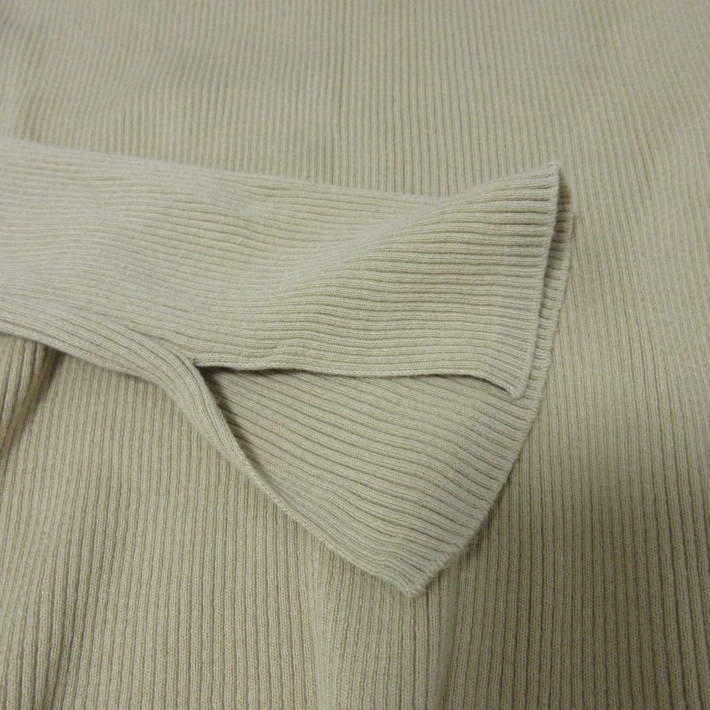 美品 21AW AURALEE オーラリー GIZA HIGH GAUGE RIB KNIT ロング