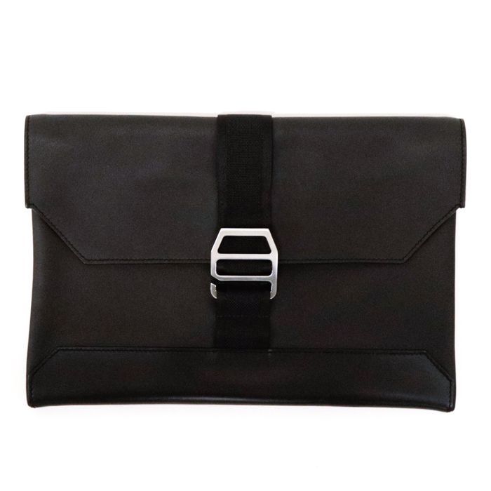 【Aランク】 エルメス HERMES シティ スライド ポシェット トリヨンクリストバル / ヴァッシュハンター (レザー) SV金具 X刻印 2016年 クラッチバッグ セカンドバッグ タブレットケース メンズ ノワール (ブラック) 正規品 美品 中古 mbj19016 エルメス HERMES シティ スライド ポシェット トリヨンクリストバル